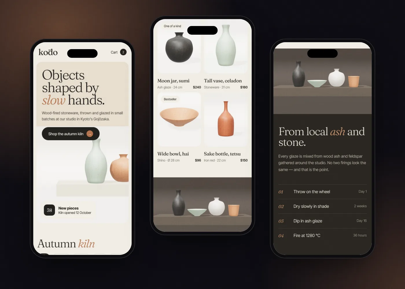 Kōdo Ceramics — экран 2